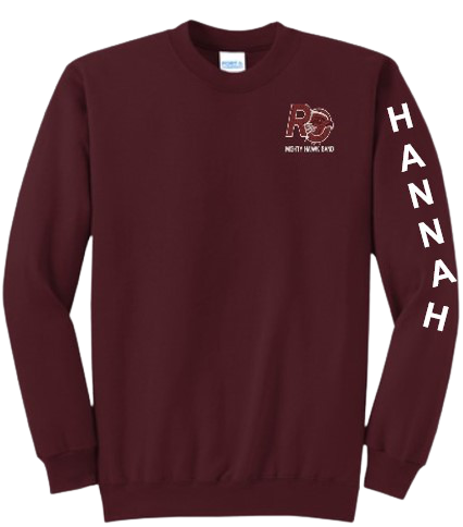 Red Oak Mighty Hawk Band | Marching Gear | Personalized Band Dad Sweatshirt