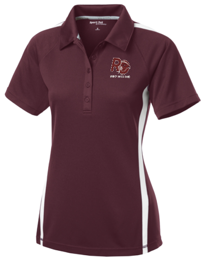 Red Oak Mighty Hawk Band | Women | Active Polo White Striped
