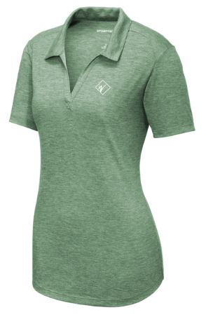 Spirit of Waxahachie | Women's Fitted Heather Polo | Green
